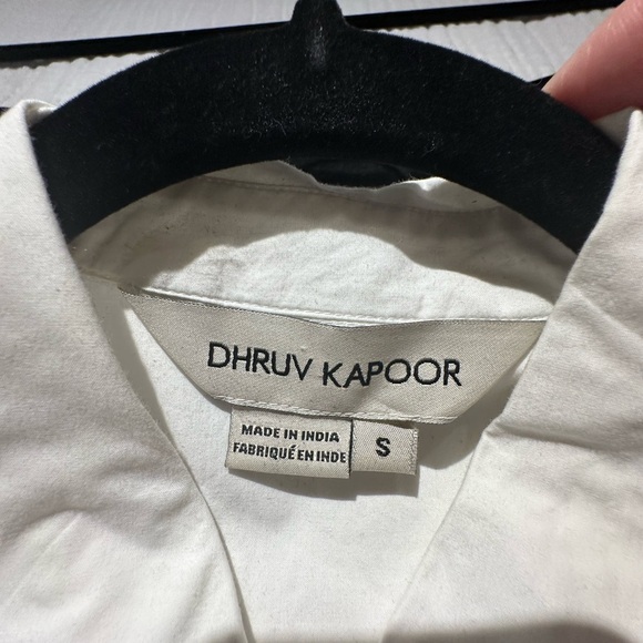 Anthropologie Dhruv Kapoor shirt with embroidered sequin daisies - Picture 8 of 11